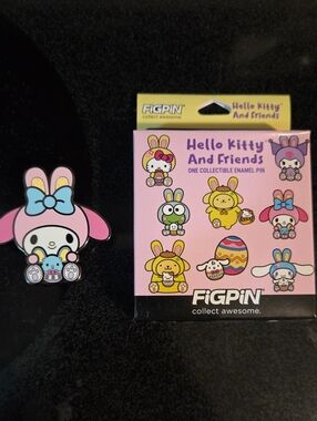 FIGPIN Hello Kitty And Friends Pink Enamel Collectible Pin